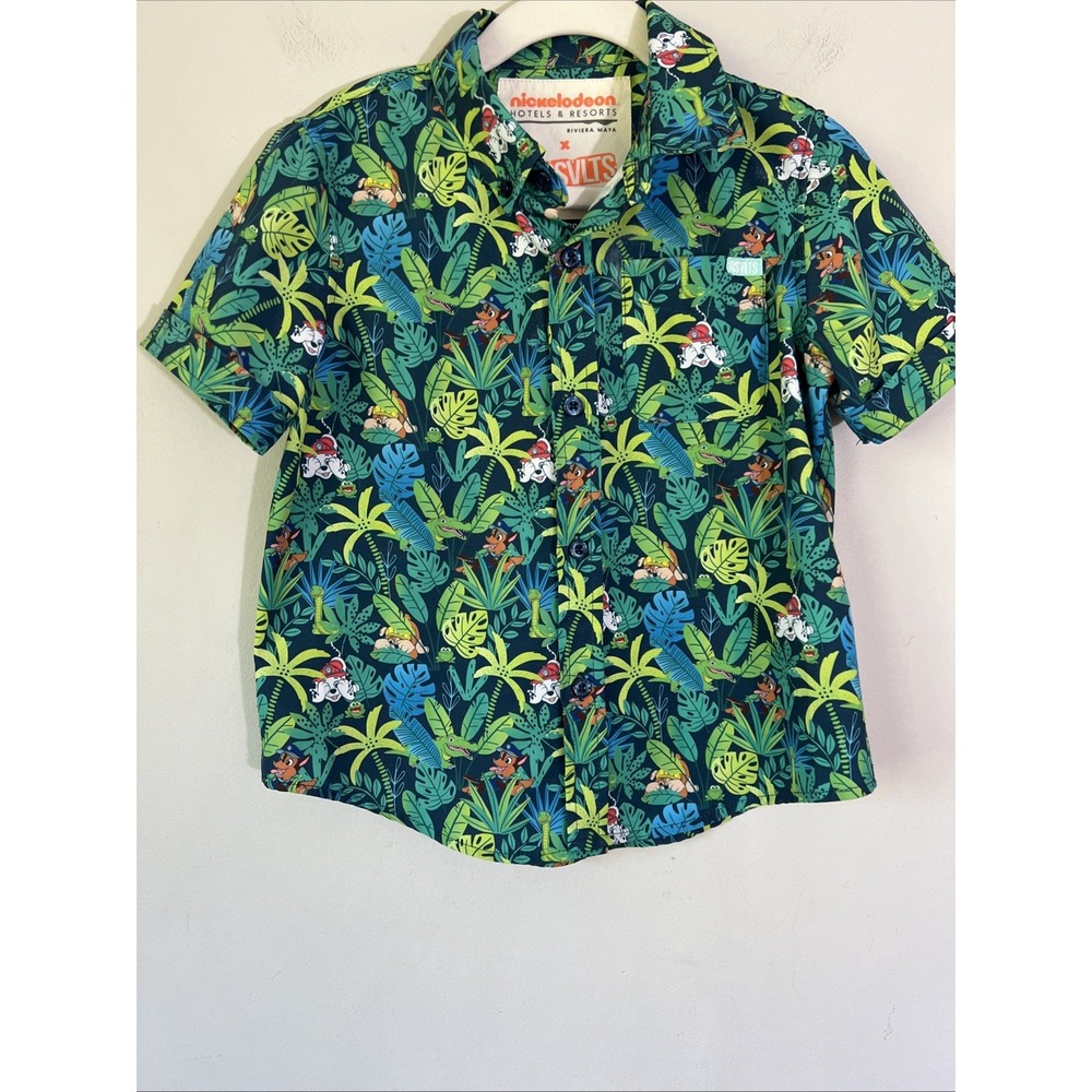 RSVLTS x Nickelodeon Paw Patrol Camp Shirt All-over Print Youth 3 Years Colorful